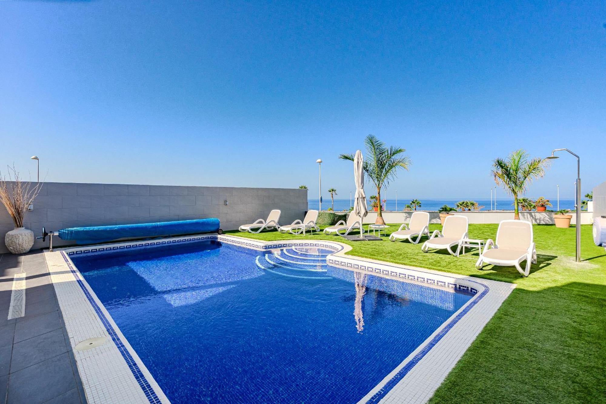 Villa Elisabetta, Luxury Villa With Heated Pool Ocean View In Adeje, Tenerife Адехе Екстериор снимка